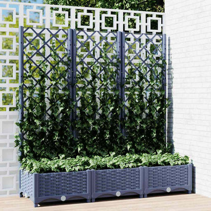 Garden Planter | Blue Grey | Polypropylene | Large | Planters