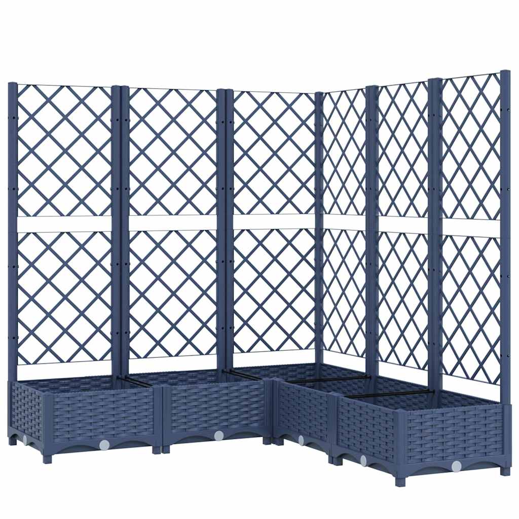 Garden Planter | Blue Grey | PP (polypropylene) | Large |  Planters