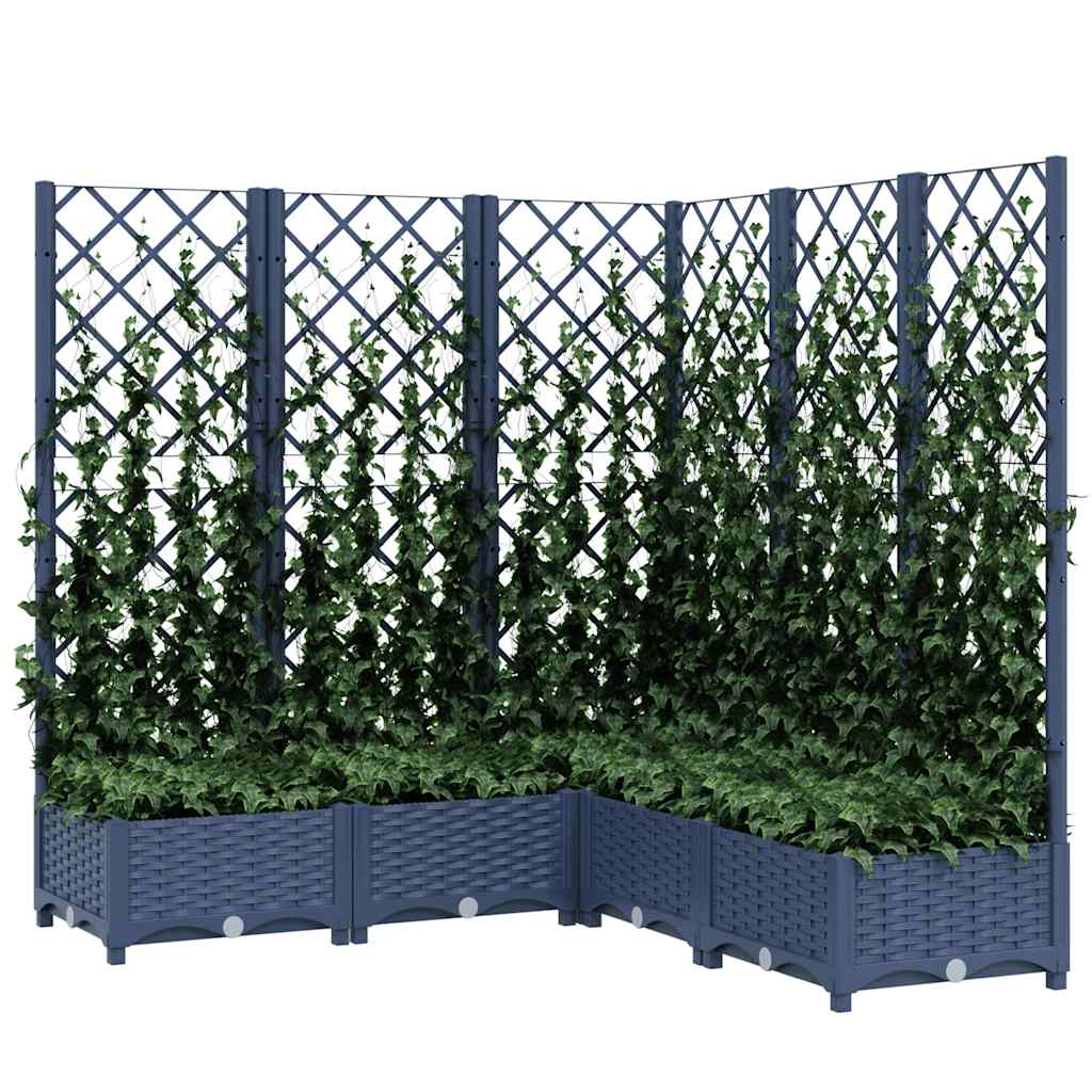 Garden Planter | Blue Grey | PP (polypropylene) | Large |  Planters