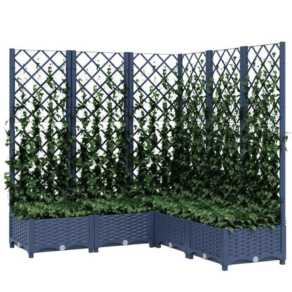 Garden Planter | Blue Grey | PP (polypropylene) | Large |  Planters