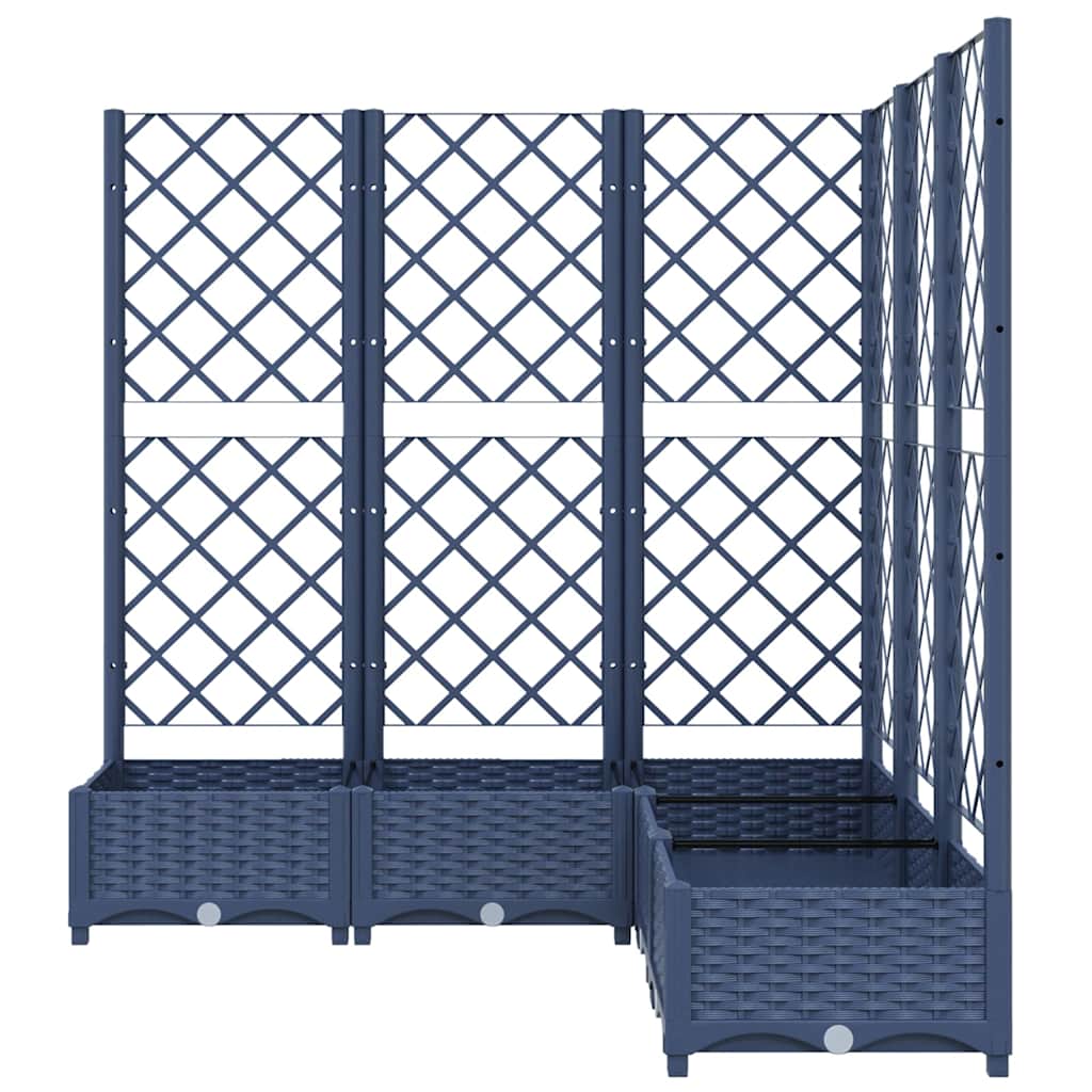 Garden Planter | Blue Grey | PP (polypropylene) | Large |  Planters
