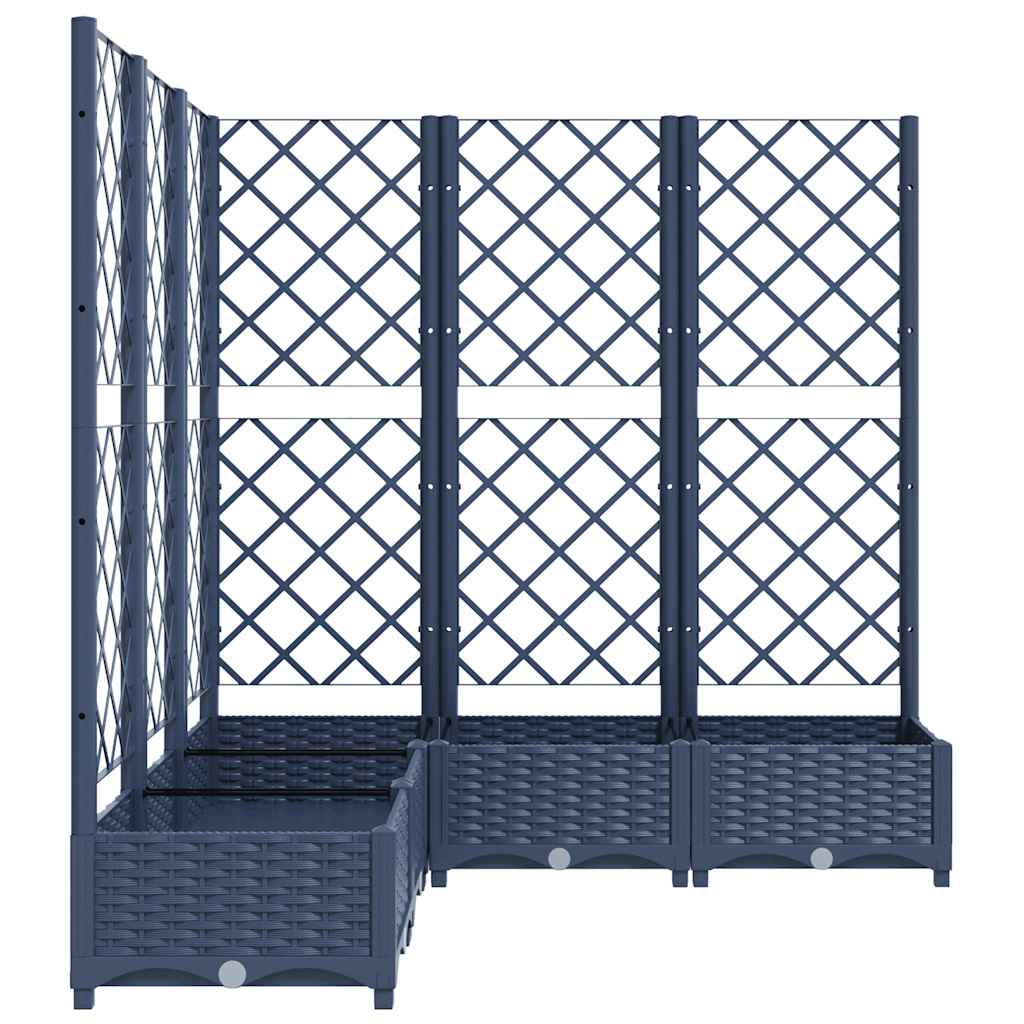 Garden Planter | Blue Grey | PP (polypropylene) | Large |  Planters