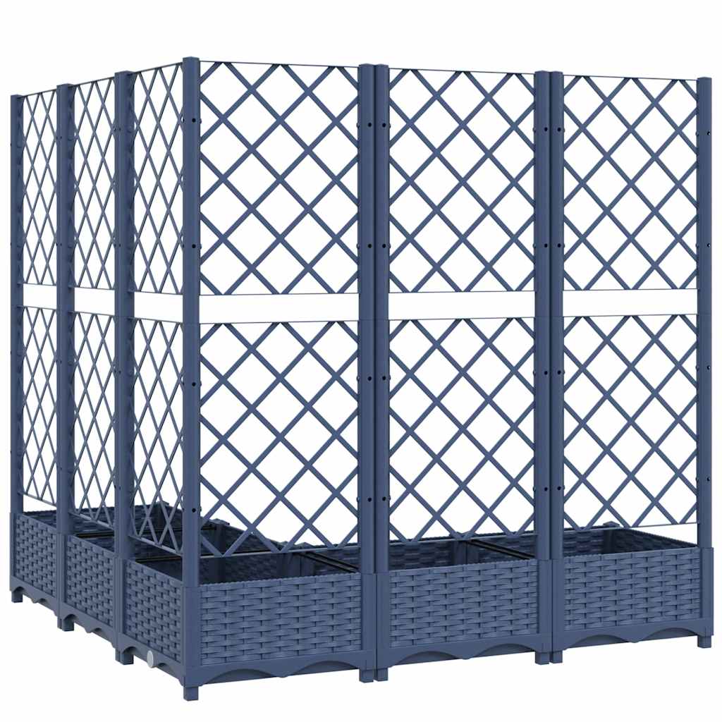 Garden Planter | Blue Grey | PP (polypropylene) | Large |  Planters