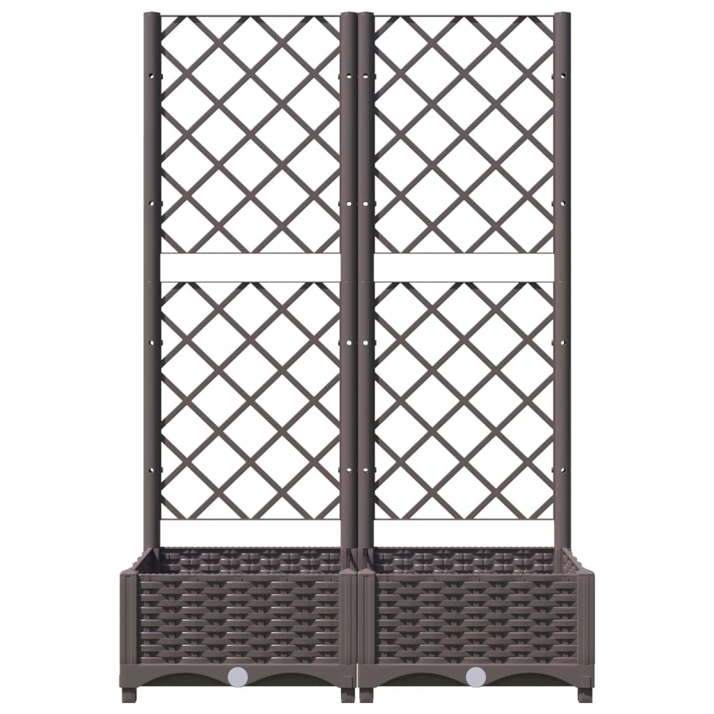 Garden Planter | Brown | Polypropylene | Large | Planters