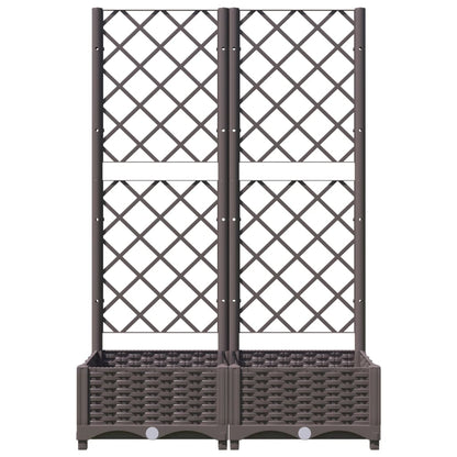 Garden Planter | Brown | Polypropylene | Large | Planters