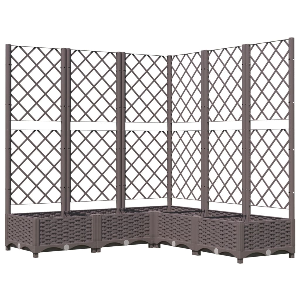 Garden Planter | Brown | Polypropylene | Large | Planters