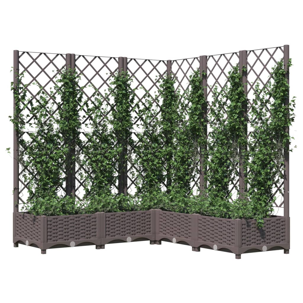 Garden Planter | Brown | Polypropylene | Large | Planters