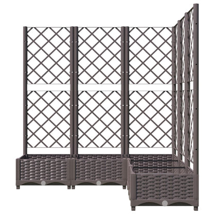 Garden Planter | Brown | Polypropylene | Large | Planters