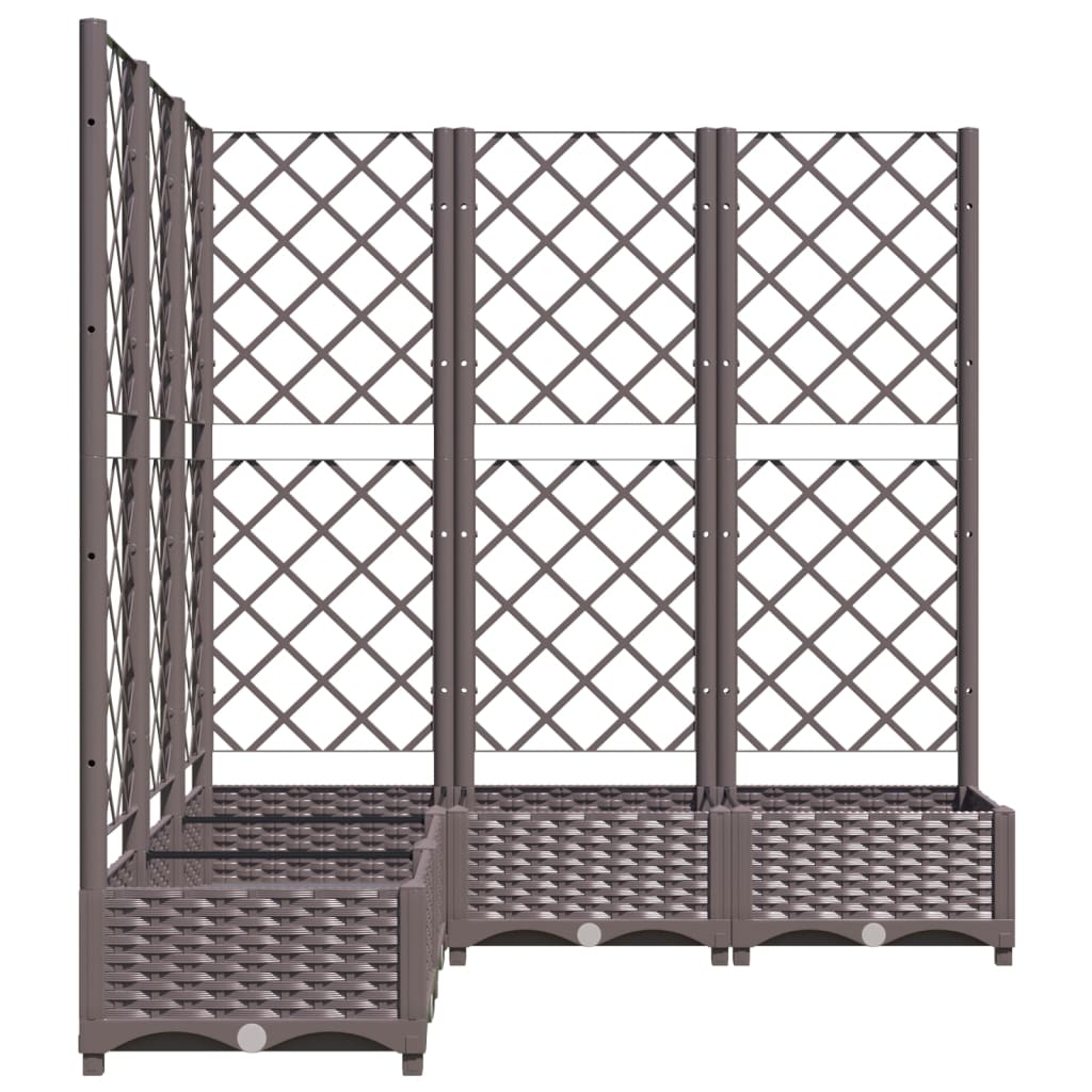 Garden Planter | Brown | Polypropylene | Large | Planters
