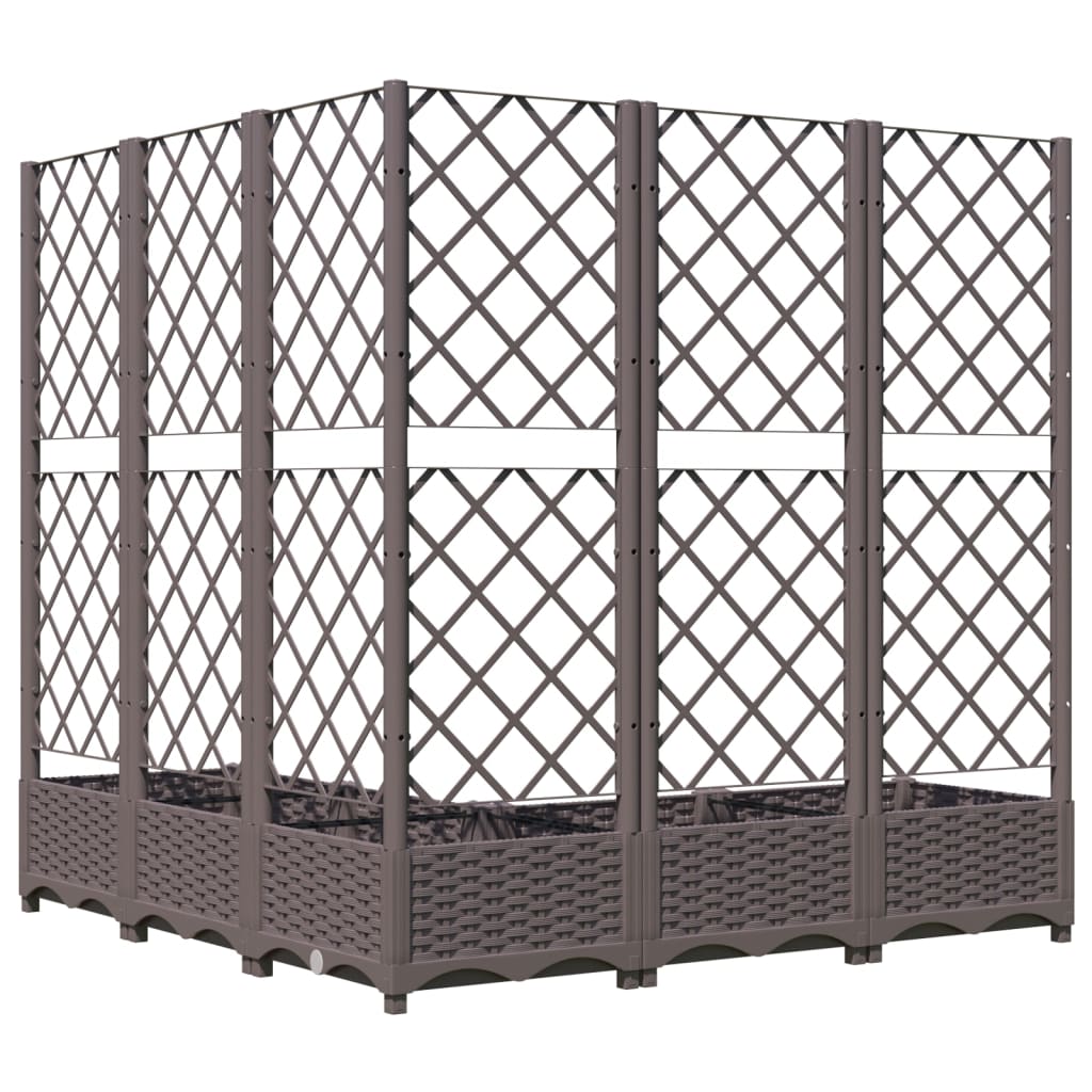 Garden Planter | Brown | Polypropylene | Large | Planters