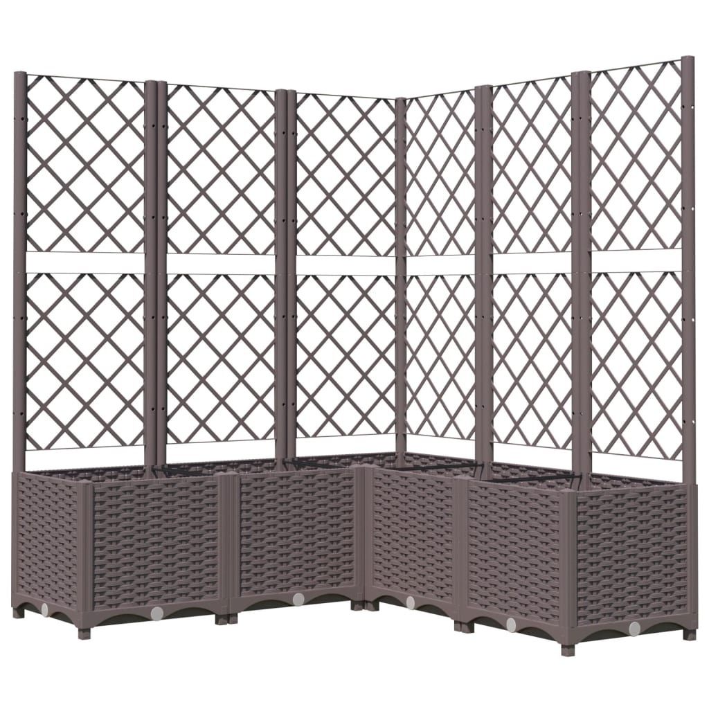 Garden Planter | Brown | Polypropylene | Large | Planters