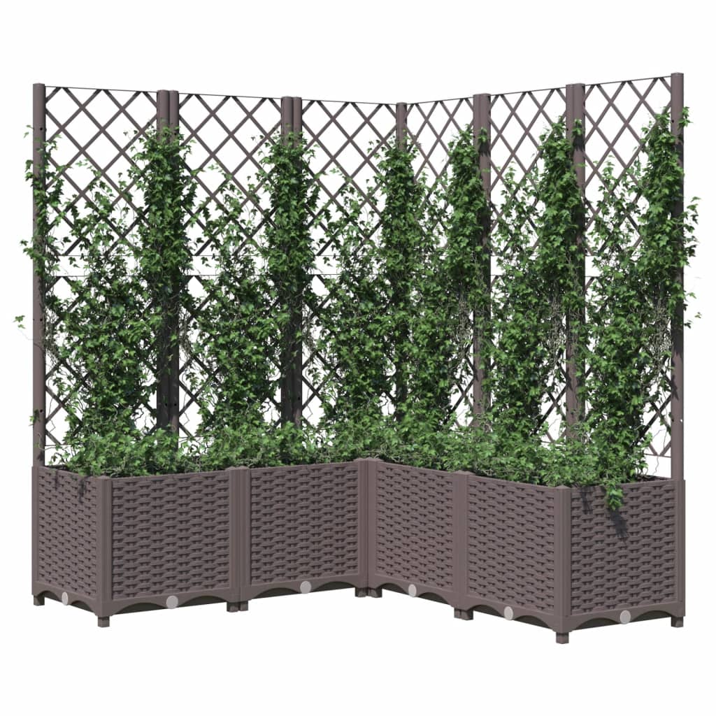 Garden Planter | Brown | Polypropylene | Large | Planters