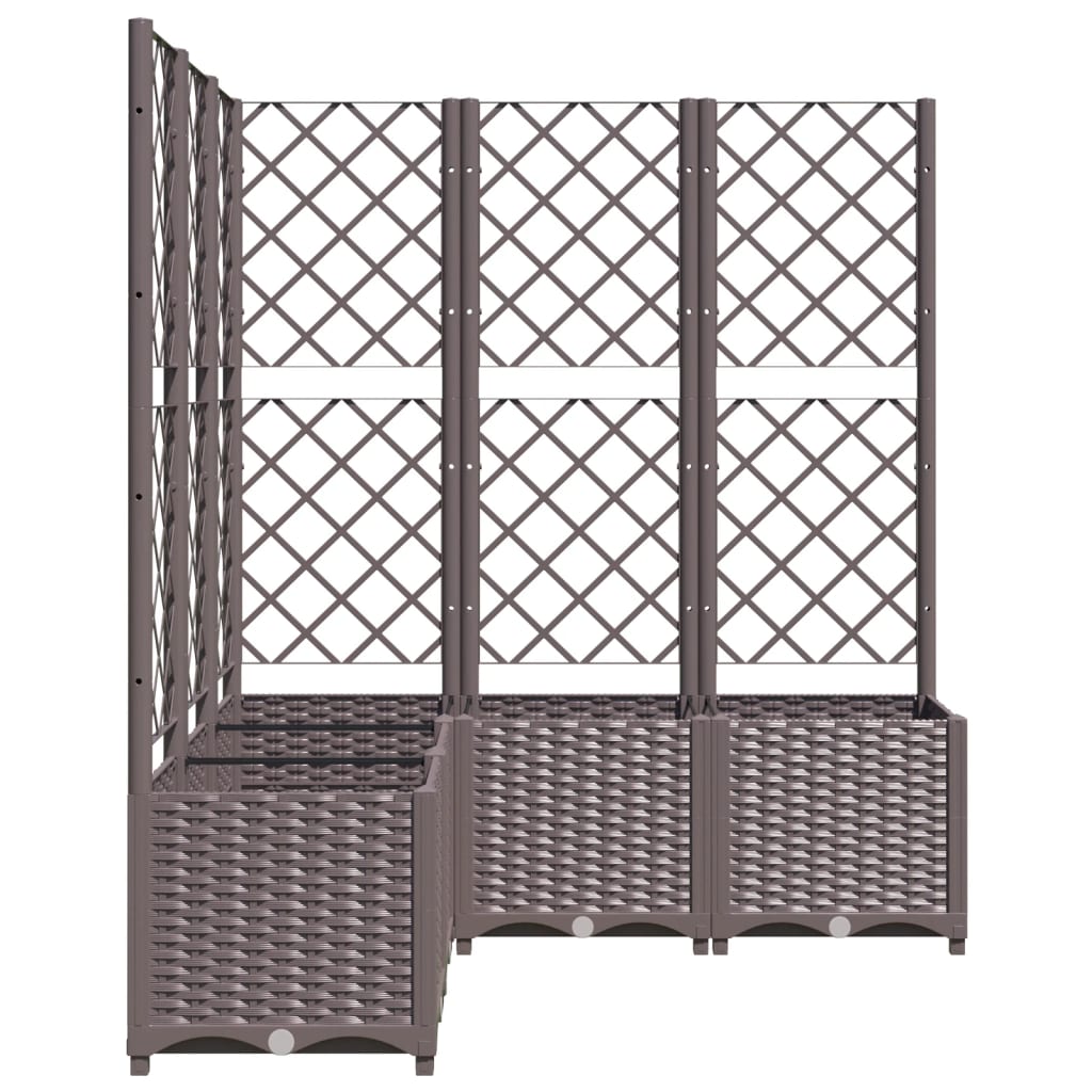 Garden Planter | Brown | Polypropylene | Large | Planters