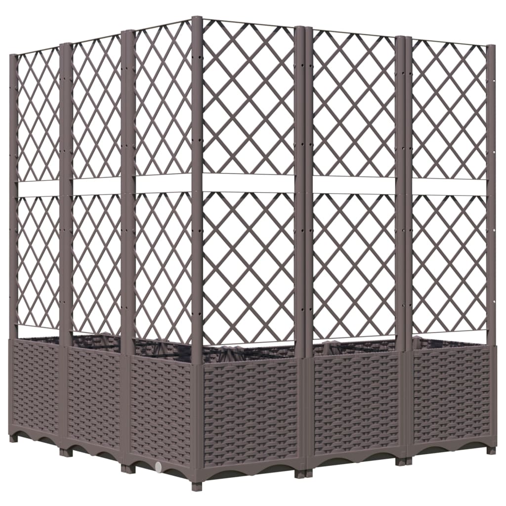 Garden Planter | Brown | Polypropylene | Large | Planters