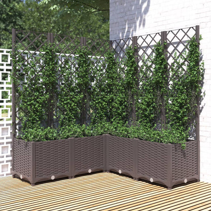 Garden Planter | Brown | Polypropylene | Large | Planters