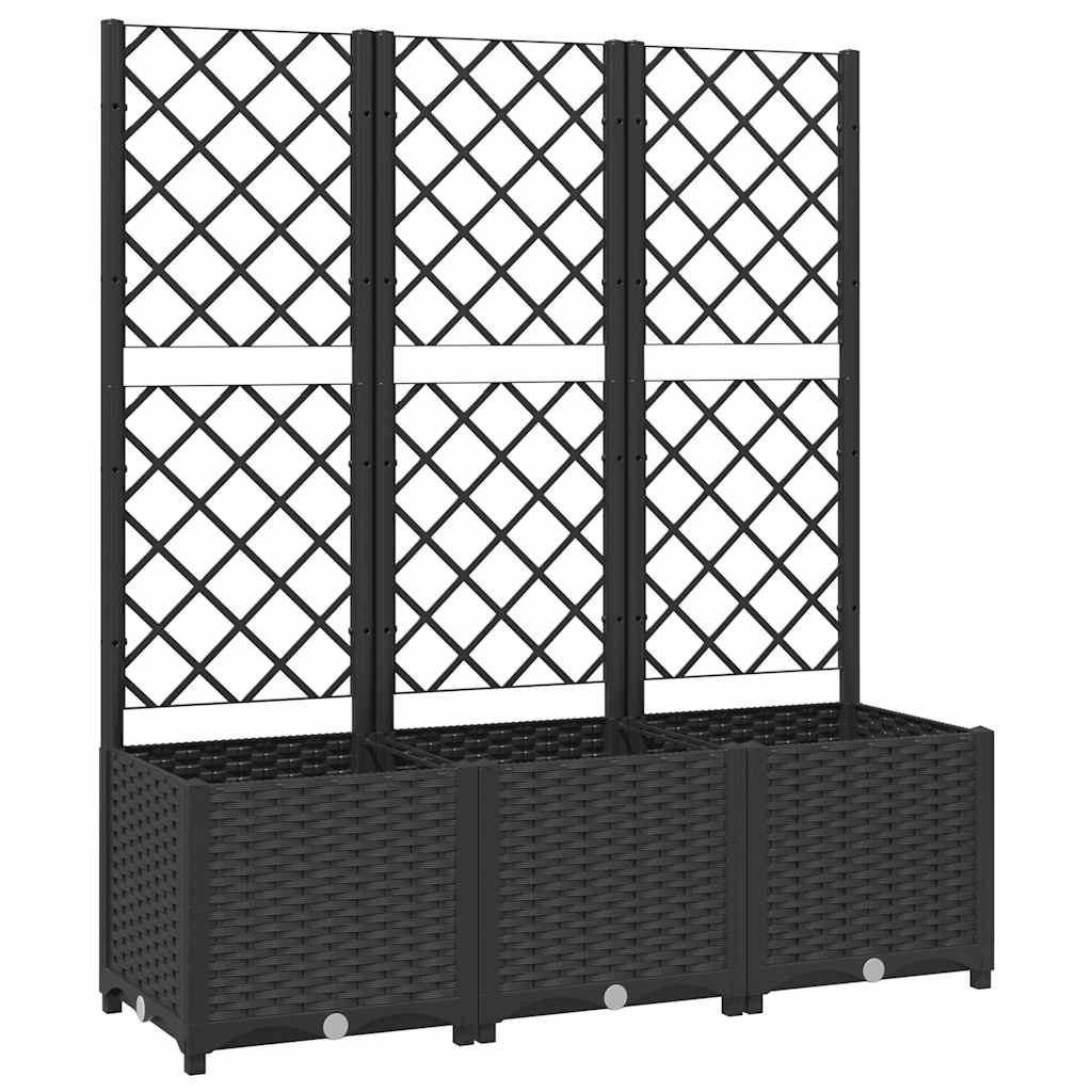 Garden Planter | Black | Polypropylene | Large | Planters