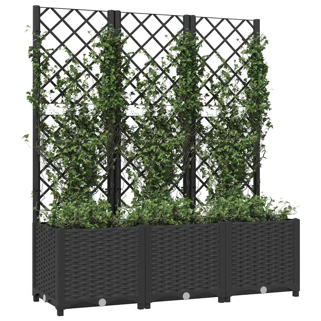 Garden Planter | Black | Polypropylene | Large | Planters