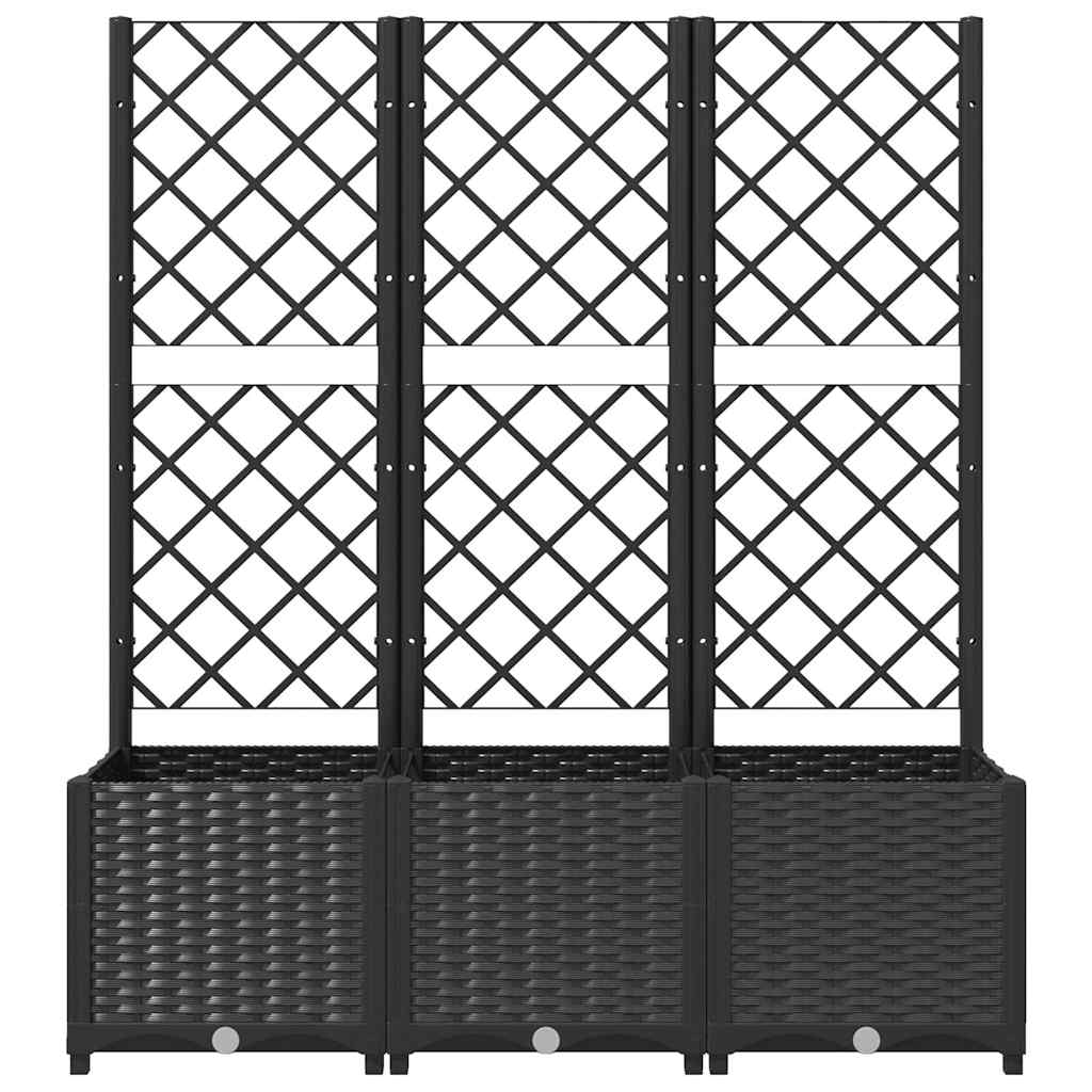 Garden Planter | Black | Polypropylene | Large | Planters