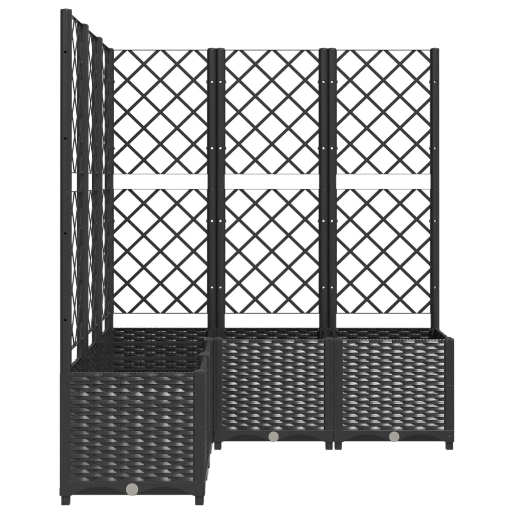 Garden Planter | Black | Polypropylene | Large | Planters