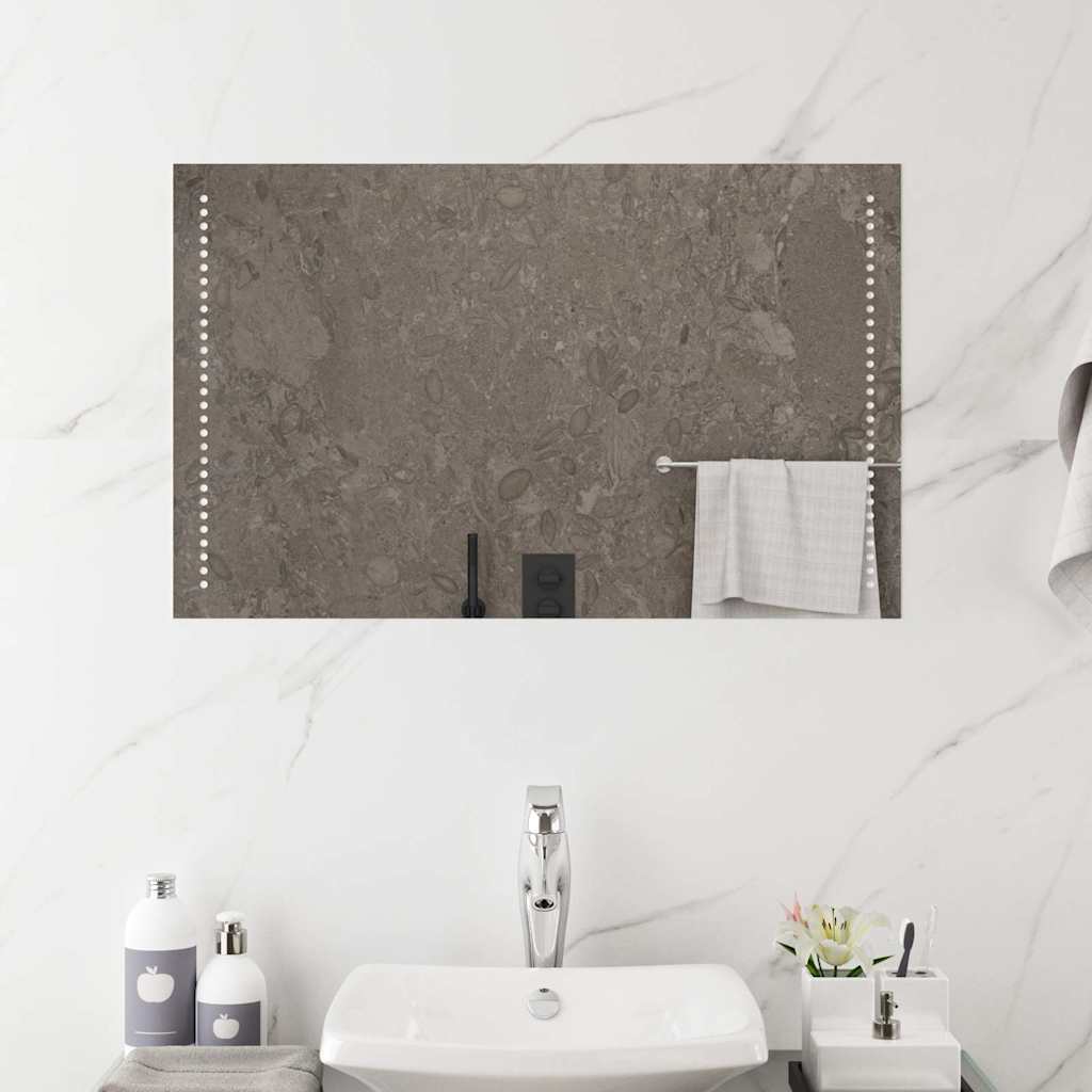 LED Bathroom Mirror 80x50 cm