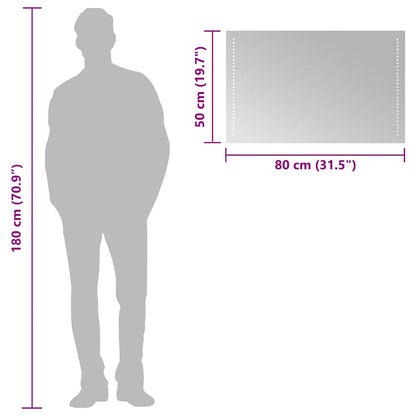 LED Bathroom Mirror 80x50 cm