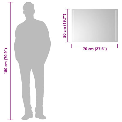 LED Bathroom Mirror 70x50 cm