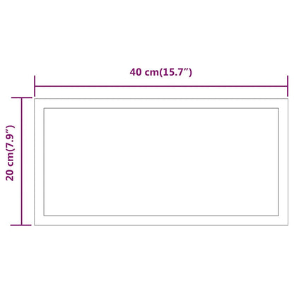 LED Bathroom Mirror 40x20 cm