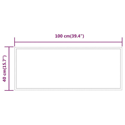 LED Bathroom Mirror 100x40 cm