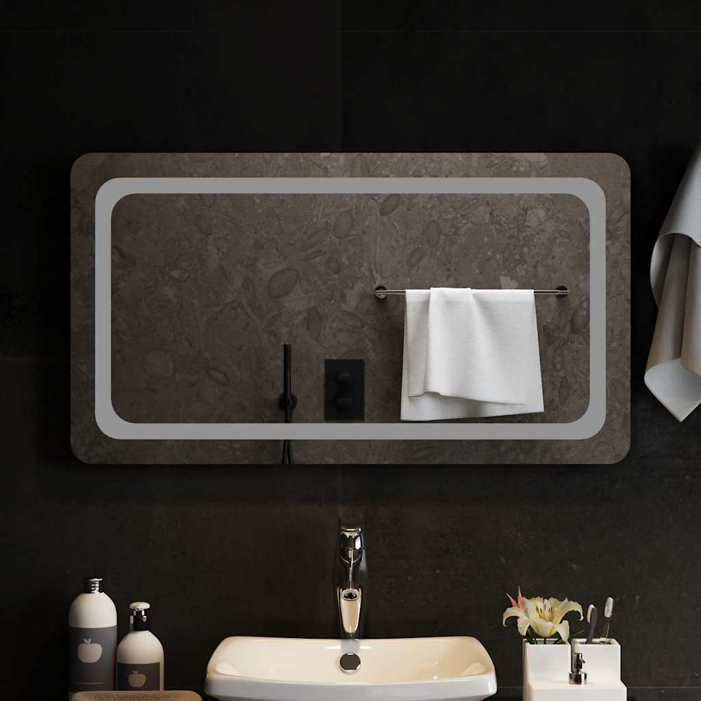 LED Bathroom Mirror 90x50 cm