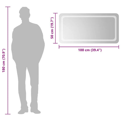 LED Bathroom Mirror 100x50 cm