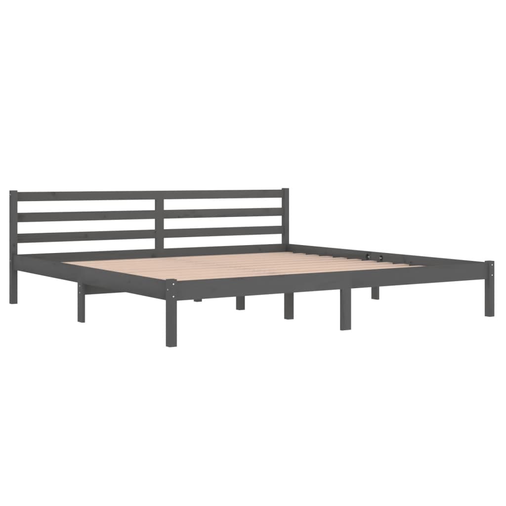 Day Bed | Grey | Solid Pine Wood | 200x200 cm Super King