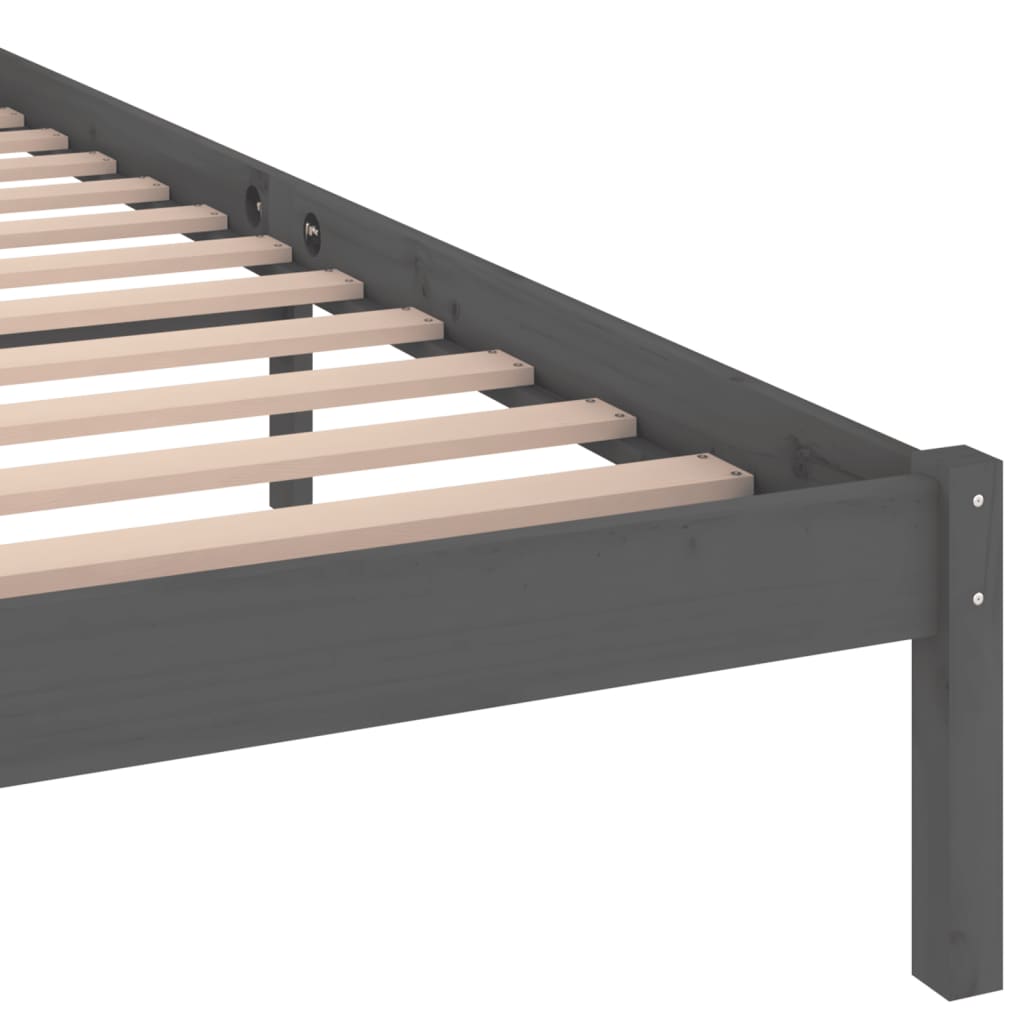 Day Bed | Grey | Solid Pine Wood | 200x200 cm Super King