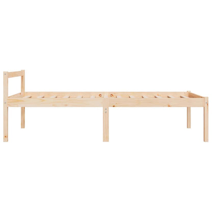 Bed Frame | Natural Pine | Solid Pine Wood | Single | Bed Frame