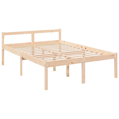 Senior Bed without Mattress 140x190cm Solid Wood Pine