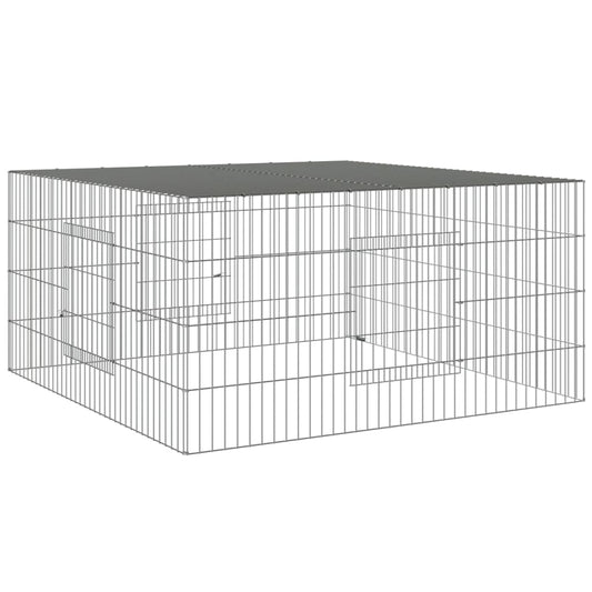 Rabbit Cage 110x110x55 cm Galvanised Iron