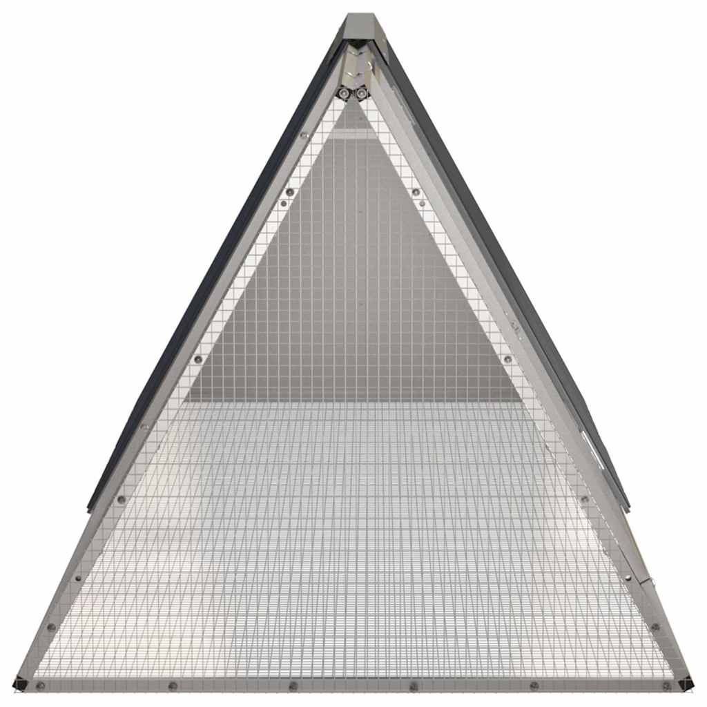 Rabbit Cage Anthracite 201,5x80,5x71 cm Galvanised Steel