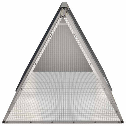 Rabbit Cage Anthracite 201,5x80,5x71 cm Galvanised Steel