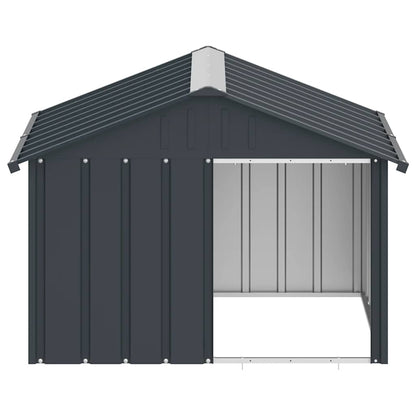 Dog House Anthracite 116.5x103x81.5 cm Galvanised Steel