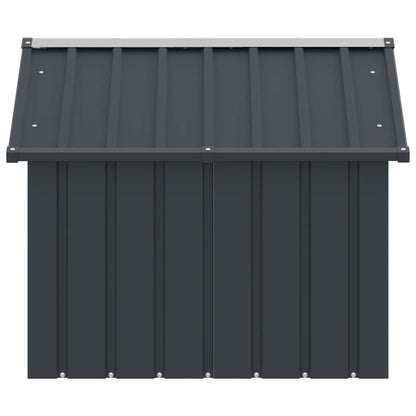 Dog House Anthracite 116.5x103x81.5 cm Galvanised Steel