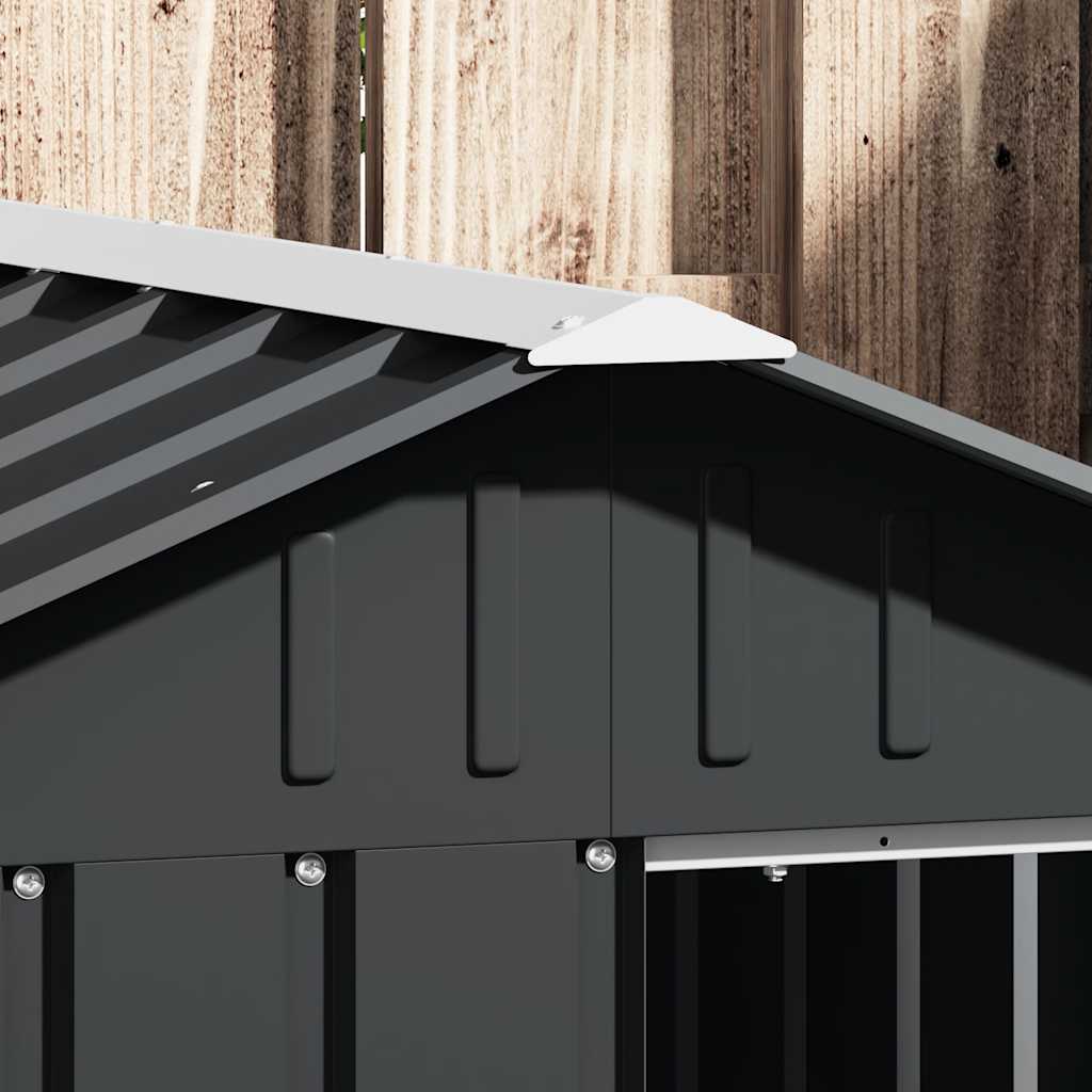 Dog House Anthracite 116.5x153x81.5 cm Galvanised Steel