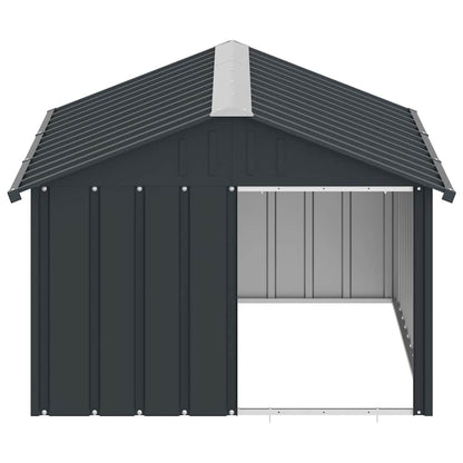 Dog House Anthracite 116.5x153x81.5 cm Galvanised Steel