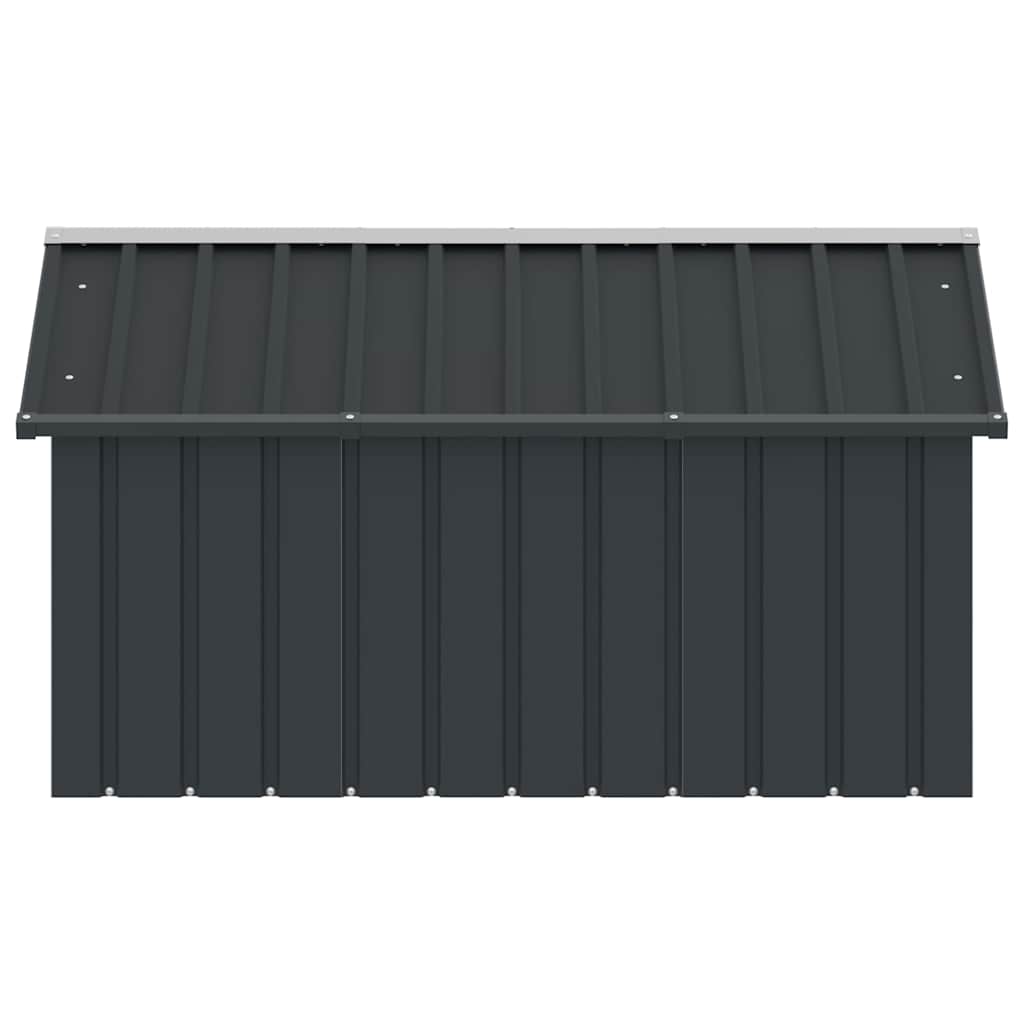 Dog House Anthracite 116.5x153x81.5 cm Galvanised Steel