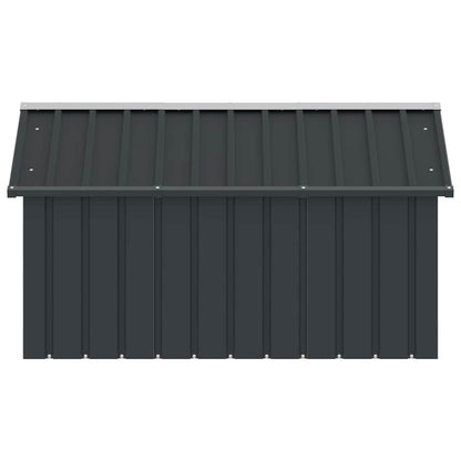 Dog House Anthracite 116.5x153x81.5 cm Galvanised Steel