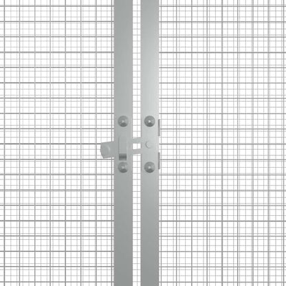 Chicken Cage Anthracite 200x91x100 cm Galvanised Steel
