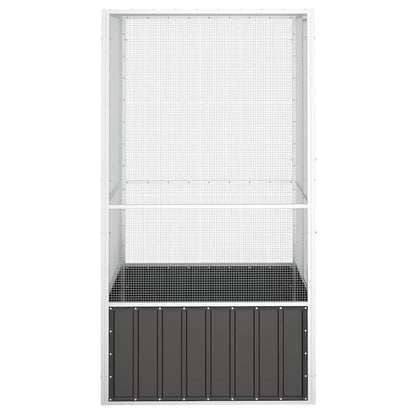 Bird Cage Anthracite 111x107x211.5 cm Galvanised Steel