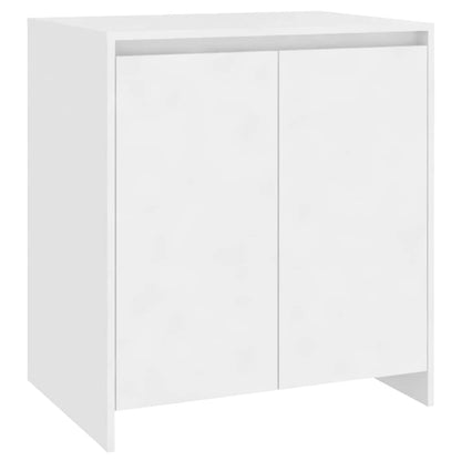 3 Piece Sideboard White Engineered Wood