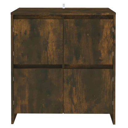 Sideboards 2 pcs Smoked Oak 70x41x75 cm Engineered Wood