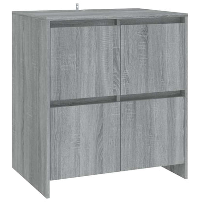 Sideboards 2 pcs Grey Sonoma 70x41x75 cm Engineered Wood