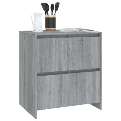 Sideboards 2 pcs Grey Sonoma 70x41x75 cm Engineered Wood