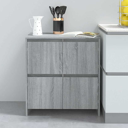 Sideboards 2 pcs Grey Sonoma 70x41x75 cm Engineered Wood